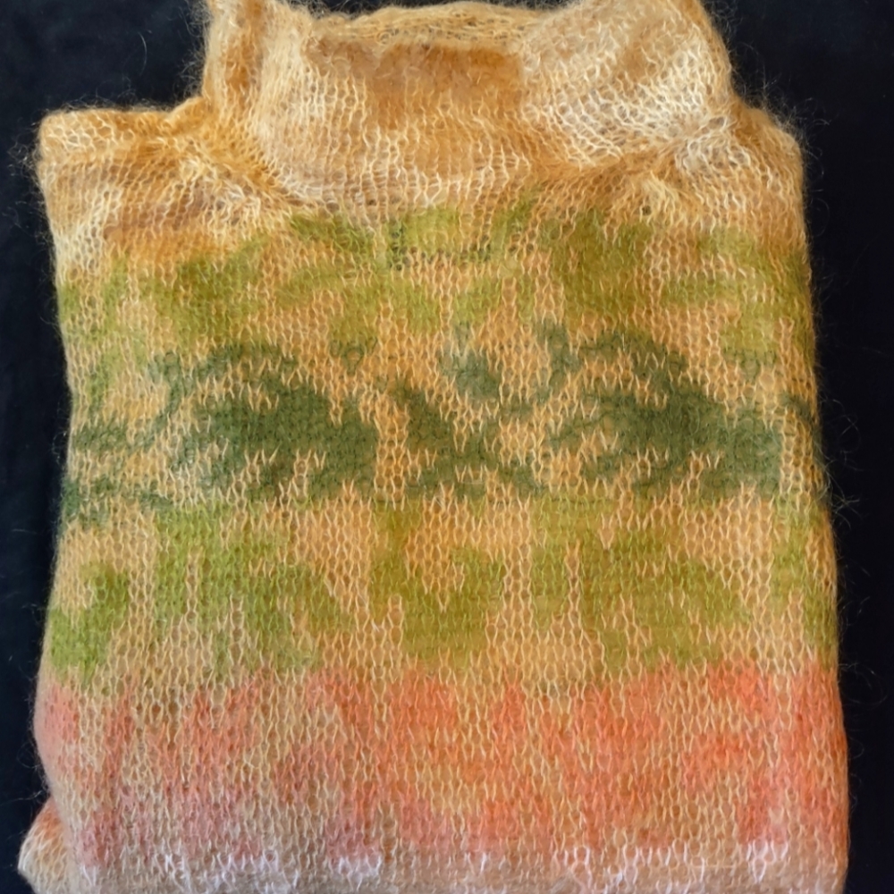 Lined Mohair Sweater Talbot's Fall Colors